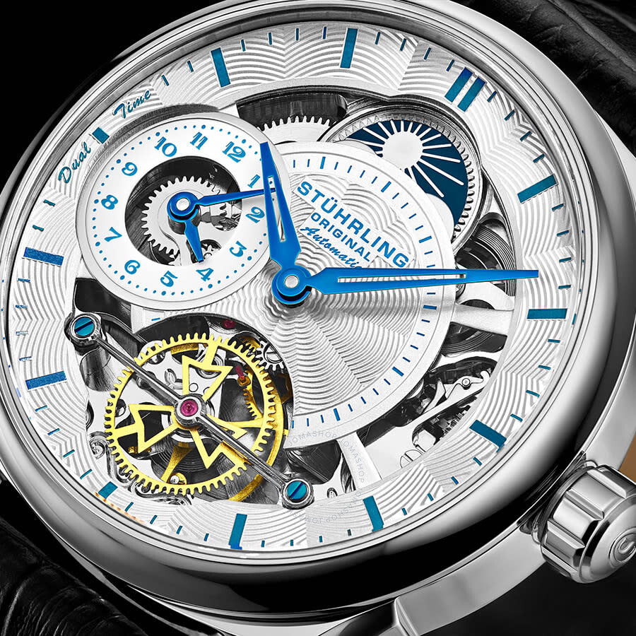 Stuhrling Original Legacy Automatic Silver Dial Men's Watch M13525 - Dawson Watches #4