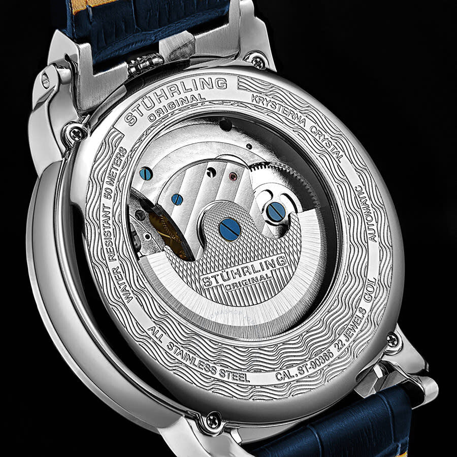 Stuhrling Original Legacy Automatic Silver Dial Men's Watch M13528 - Dawson Watches #3