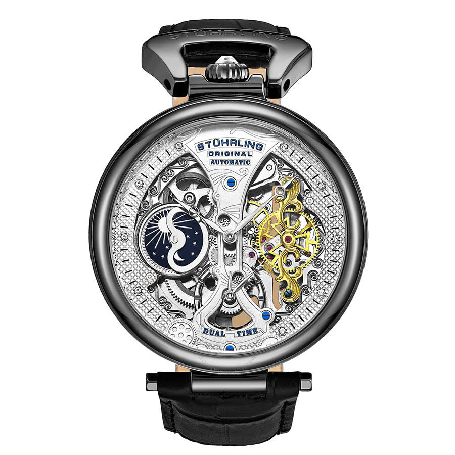Stuhrling Original Legacy Automatic Silver Dial Men's Watch M13570 - The Watches Men & Co