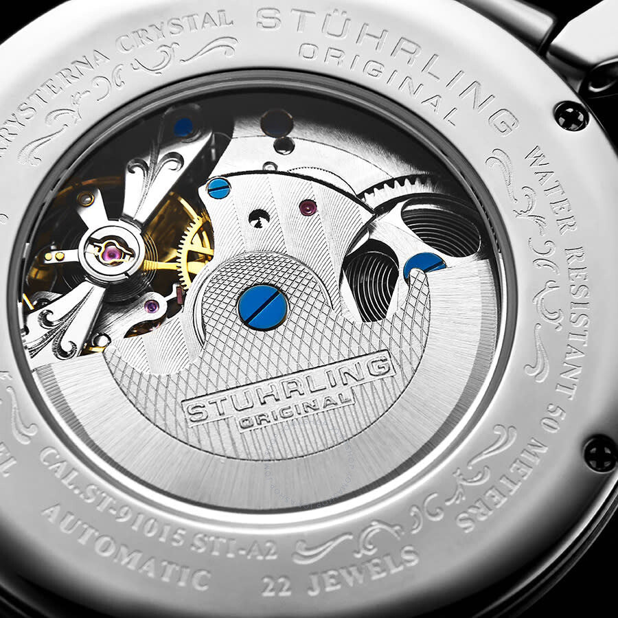 Stuhrling Original Legacy Automatic Silver Dial Men's Watch M13572 - The Watches Men & Co #3