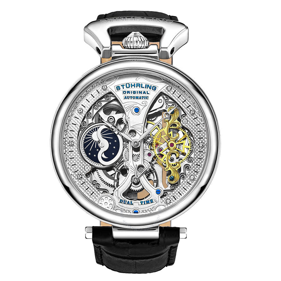 Stuhrling Original Legacy Automatic Silver Dial Men's Watch M13572 - Dawson Watches