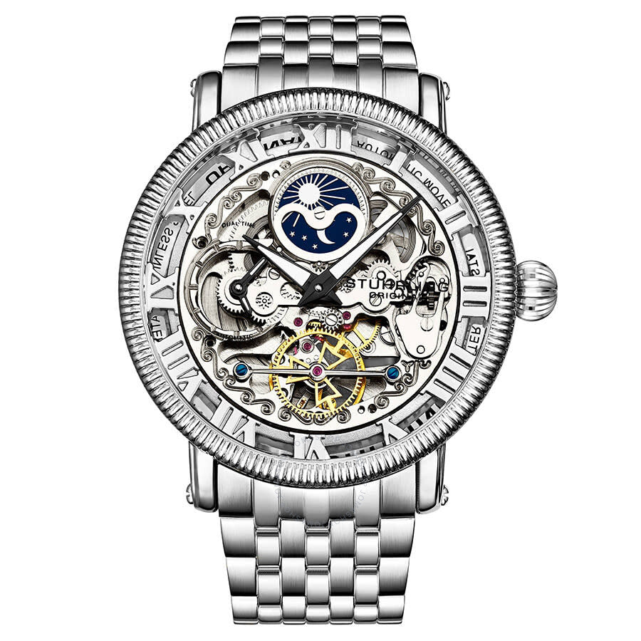 Stuhrling Original Legacy Automatic Silver Dial Men's Watch M13573 - Dawson Watches