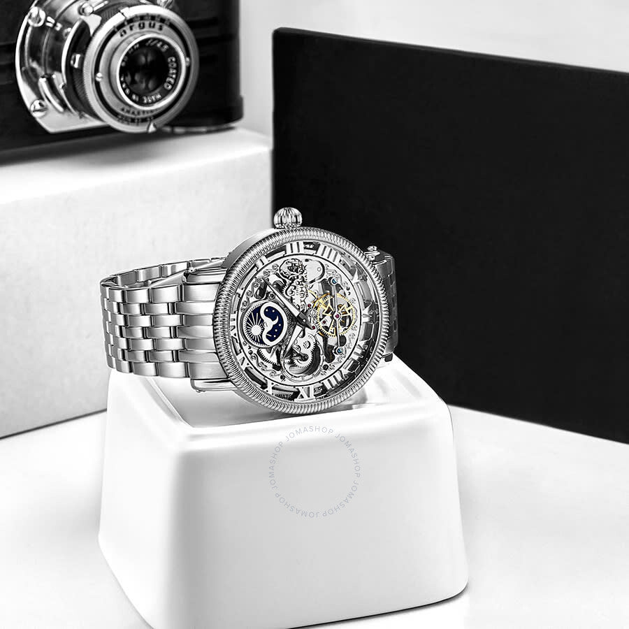 Stuhrling Original Legacy Automatic Silver Dial Men's Watch M13573 - Dawson Watches #3