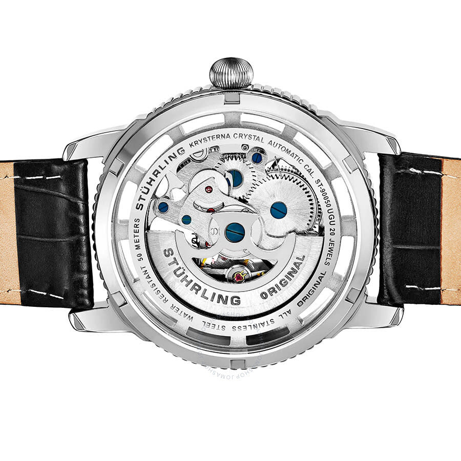 Stuhrling Original Legacy Automatic Silver Dial Men's Watch M13640 - Dawson Watches #2