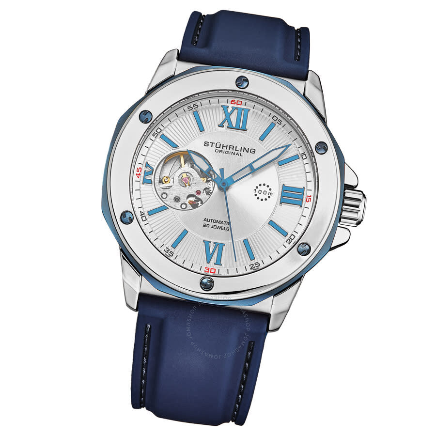 Stuhrling Original Legacy Automatic Silver Dial Men's Watch M17214 - Dawson Watches #2
