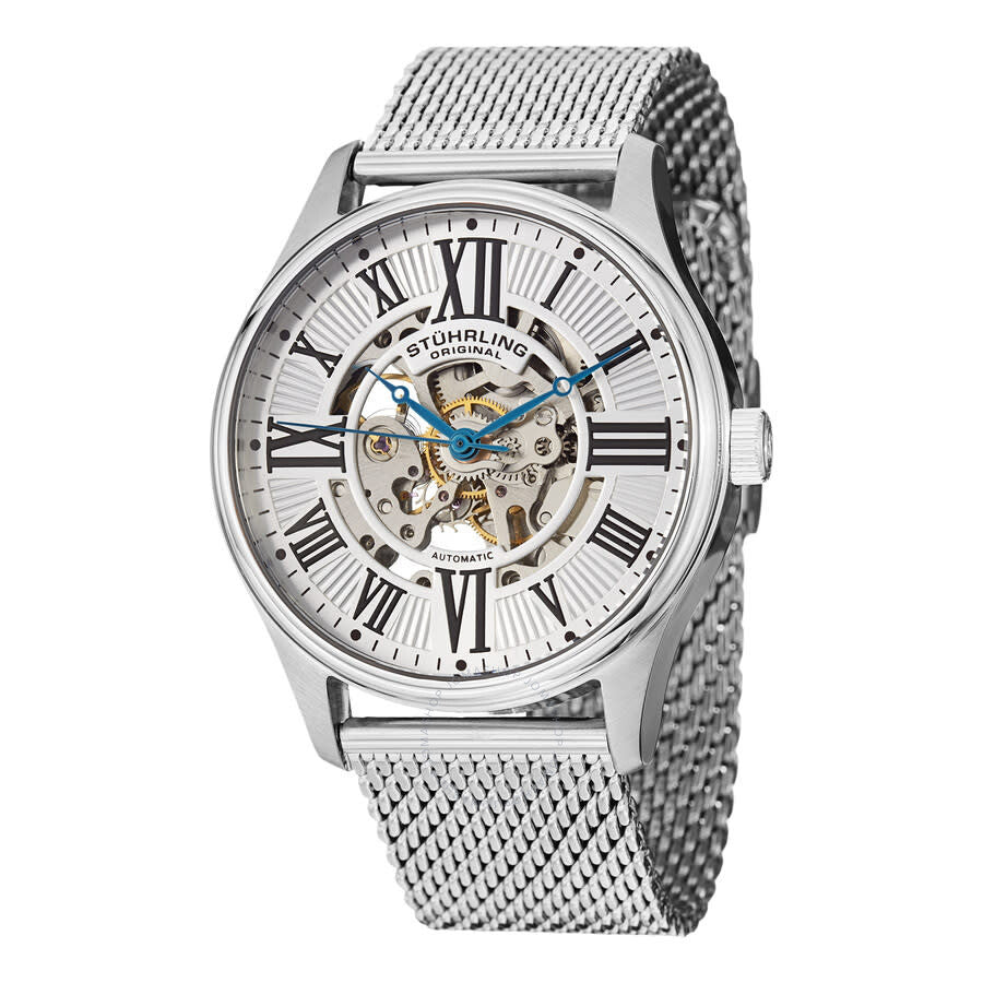 Stuhrling Original Legacy Automatic Silver Dial Men's Watch M17058 - Dawson Watches