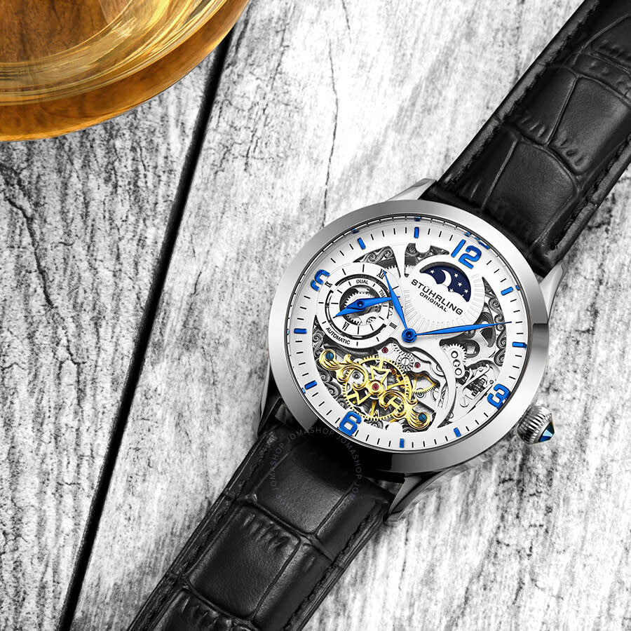 Stuhrling Original Legacy Automatic White Dial Men's Watch M13602 - Dawson Watches #3