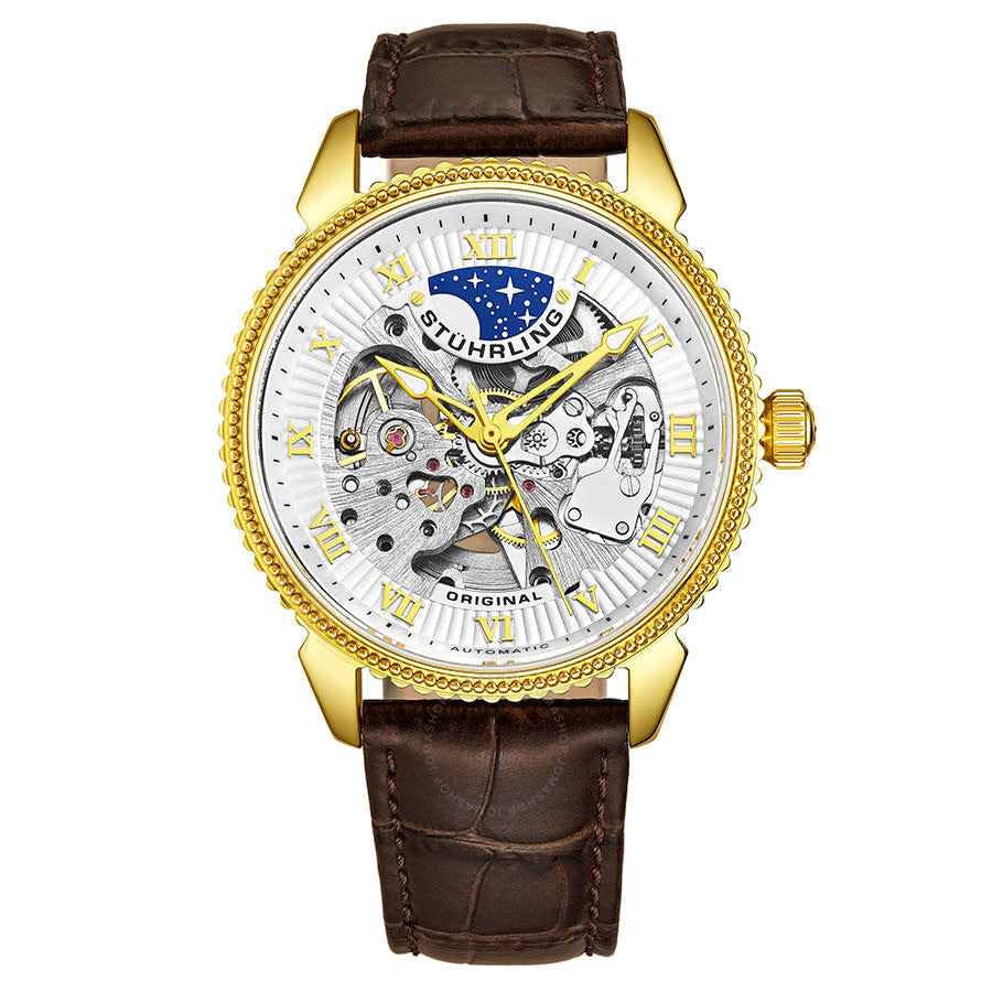 Stuhrling Original Legacy Automatic White Dial Men's Watch M13628 - Dawson Watches
