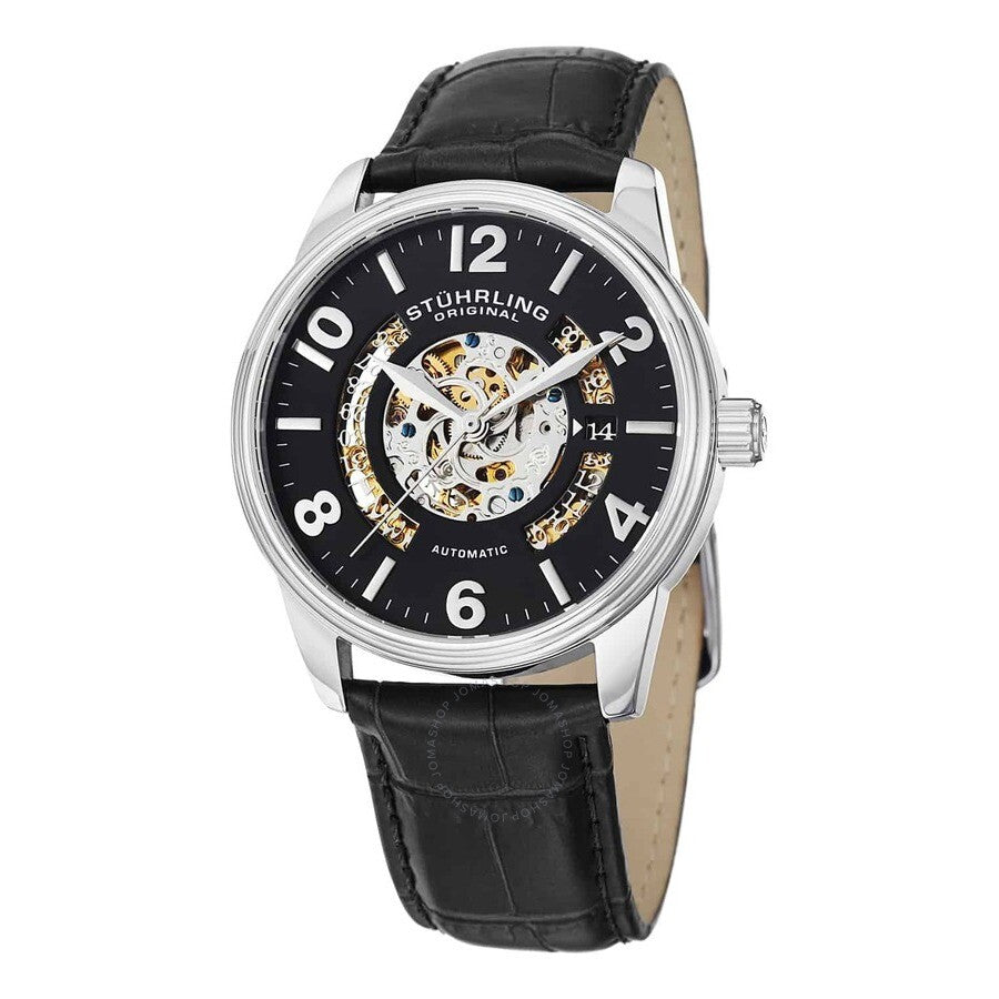 Stuhrling Original Legacy Black Dial Men's Watch M15363 - Dawson Watches
