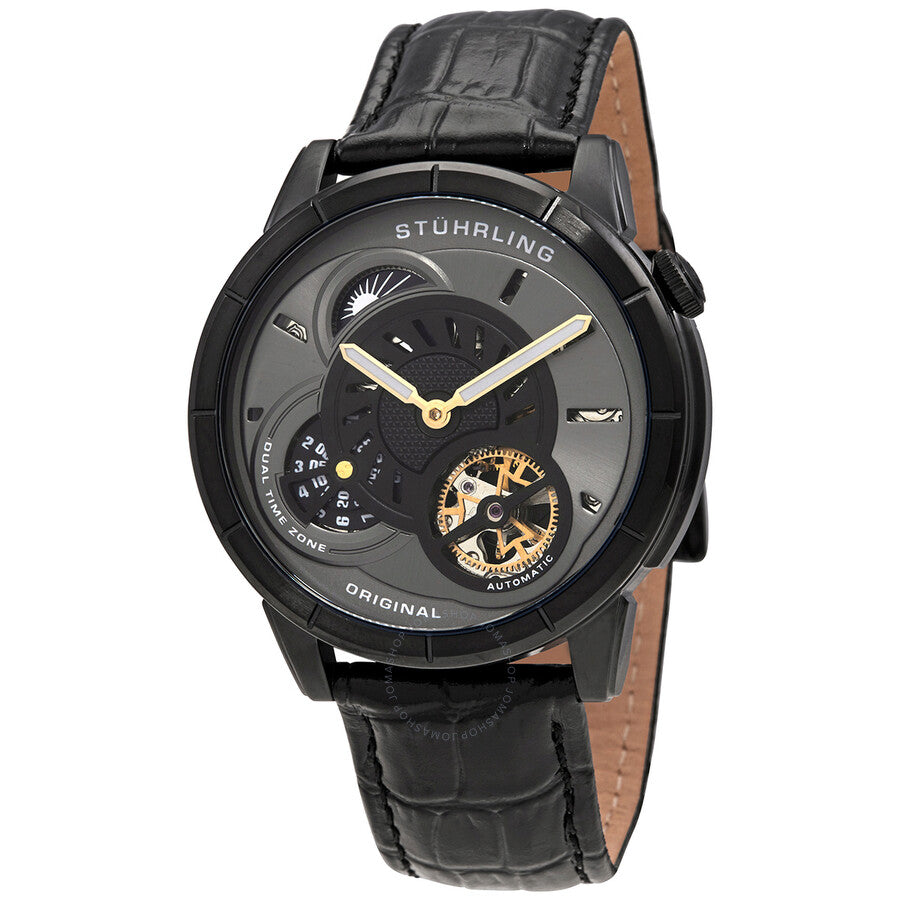 Stuhrling Original Legacy Black Dial Men's Watch M15401 - Dawson Watches