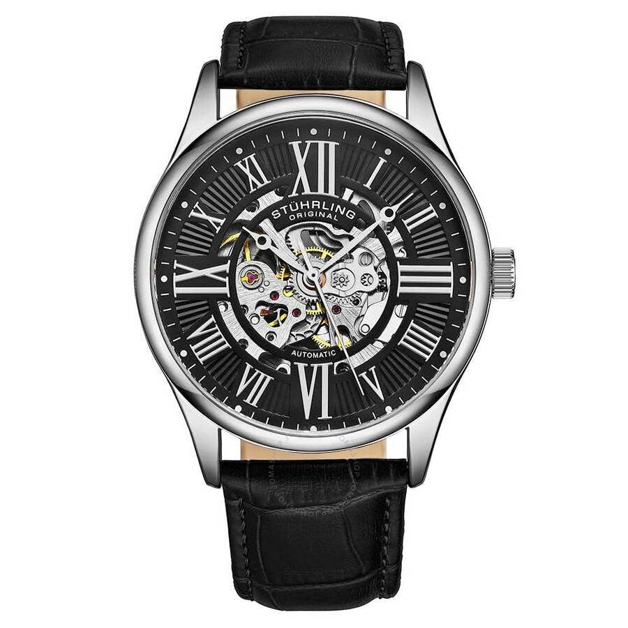 Stuhrling Original Legacy Black Dial Men's Watch M15725 - Dawson Watches