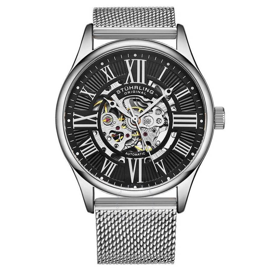 Stuhrling Original Legacy Black Dial Men's Watch M15731 - Dawson Watches