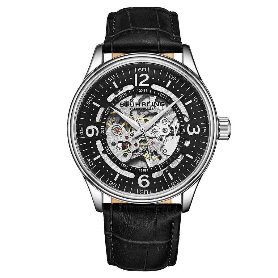 Stuhrling Original Legacy Black Dial Men's Watch M15742 - Dawson Watches