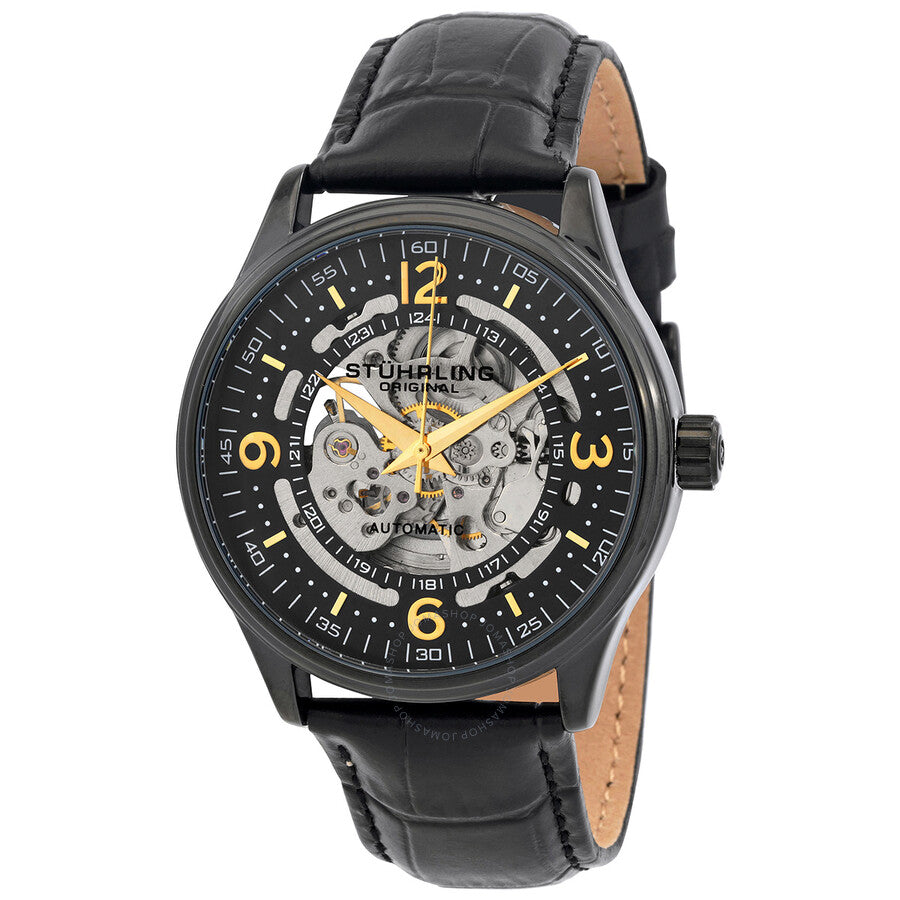 Stuhrling Original Legacy Black Dial Men's Watch M15745 - Dawson Watches