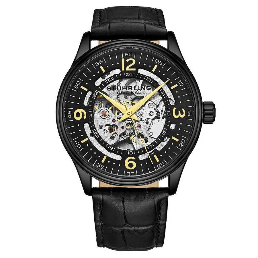 Stuhrling Original Legacy Black Dial Men's Watch M15746 - Dawson Watches