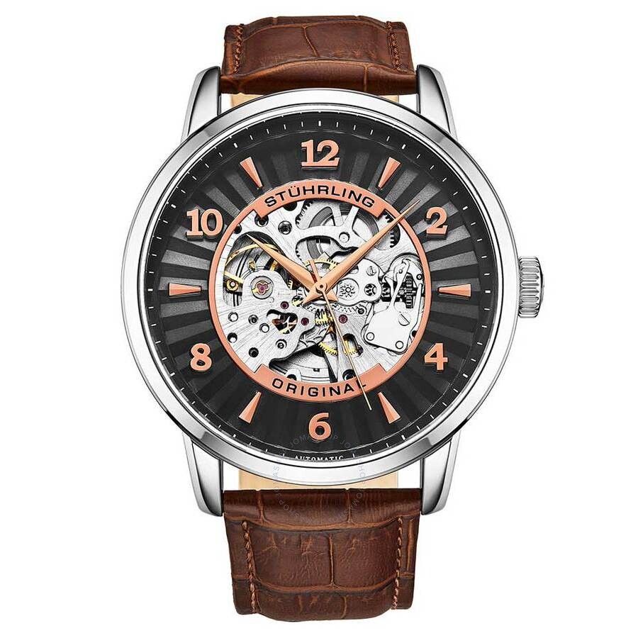 Stuhrling Original Legacy Black Dial Men's Watch M15852 - Dawson Watches