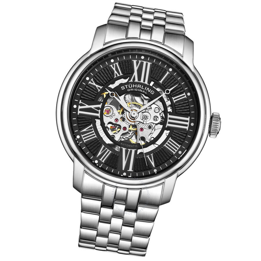 Stuhrling Original Legacy Black Dial Men's Watch M17891 - Dawson Watches