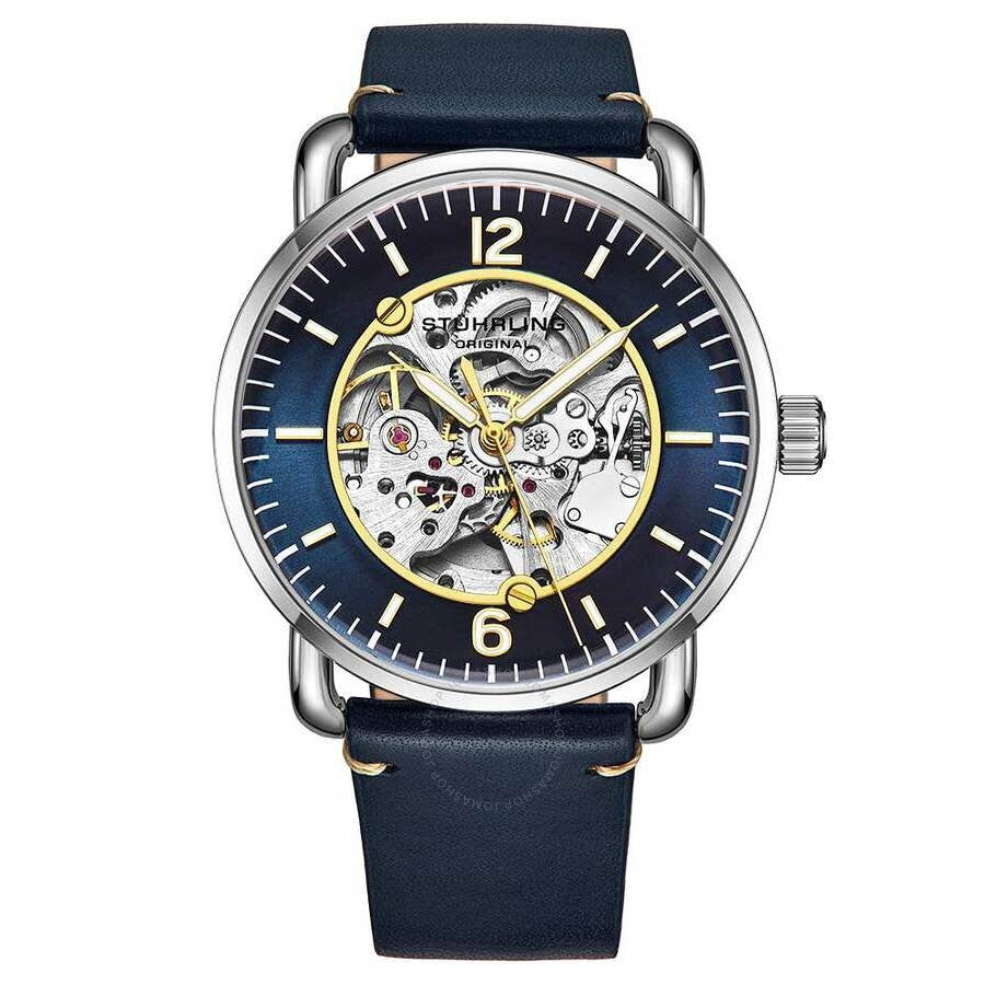 Stuhrling Original Legacy Blue Dial Men's Watch M15976 - Dawson Watches