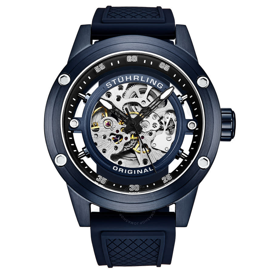 Stuhrling Original Legacy Automatic Blue Dial Men's Watch M17984 - Dawson Watches