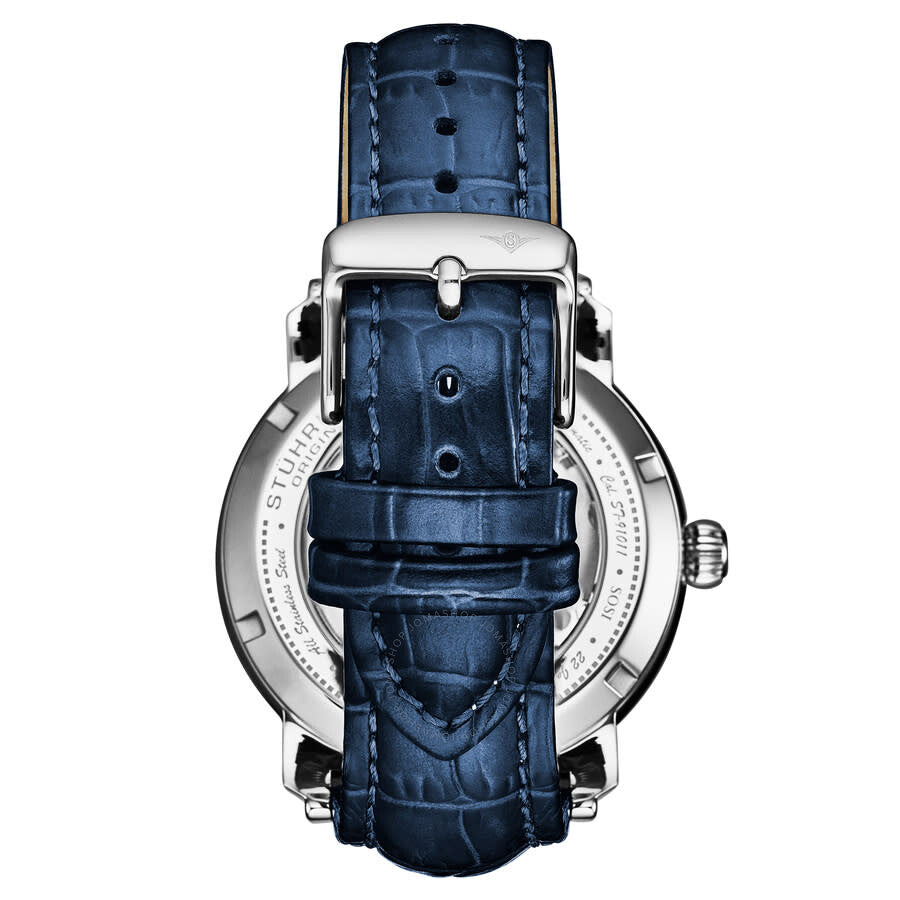 Stuhrling Original Legacy Chronograph Automatic Blue Dial Men's Watch M18234 - Dawson Watches #2