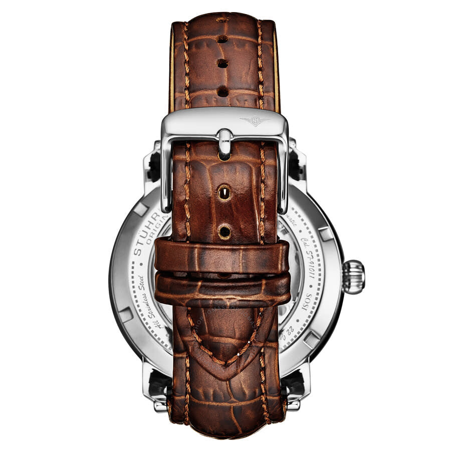 Stuhrling Original Legacy Chronograph Automatic Brown Dial Men's Watch M18233 - Dawson Watches #2