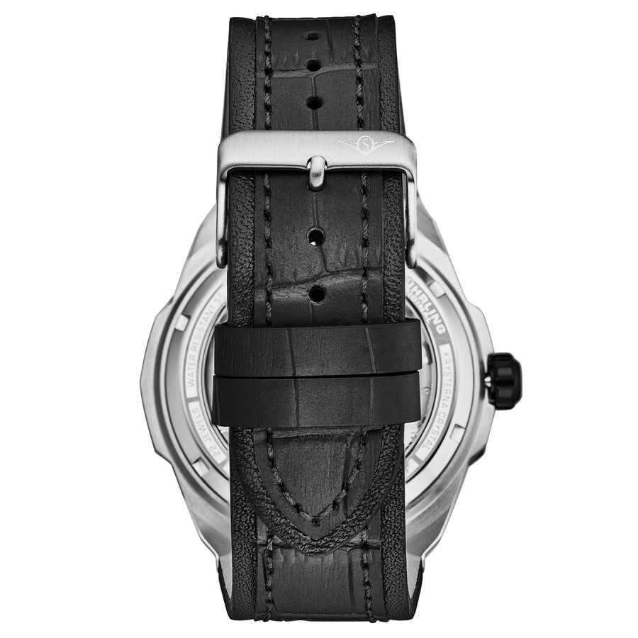Stuhrling Original Legacy Chronograph Automatic Silver Dial Men's Watch M18219 - The Watches Men & Co #2