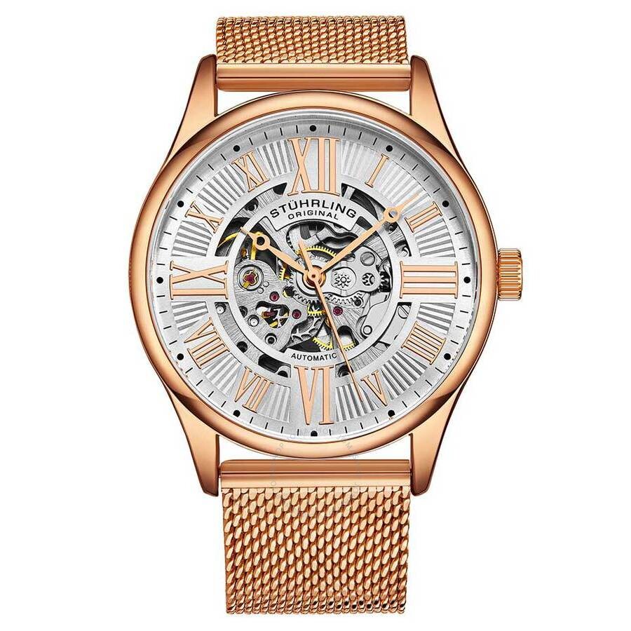 Stuhrling Original Legacy Silver-tone Dial Men's Watch M15735 - The Watches Men & Co