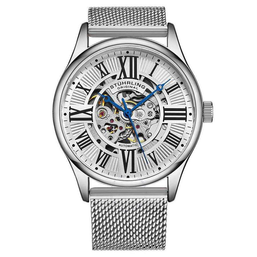 Stuhrling Original Legacy Silver-tone Dial Men's Watch M15951 - Dawson Watches