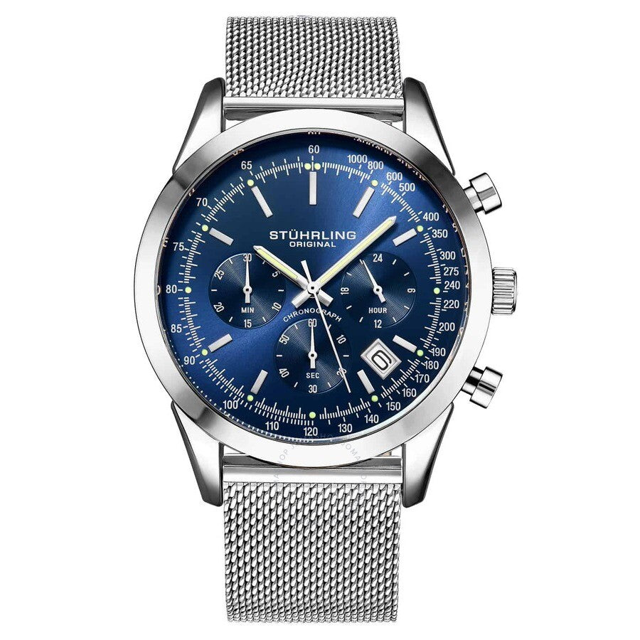 Stuhrling Original Monaco Blue Dial Men's Watch M15978 - Dawson Watches