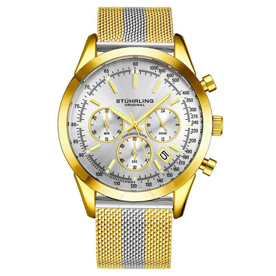 Stuhrling Original Monaco Silver-tone Dial Men's Watch M15858 - Dawson Watches