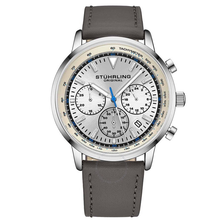 Stuhrling Original Monaco Silver Dial Men's Watch M15888 - Dawson Watches