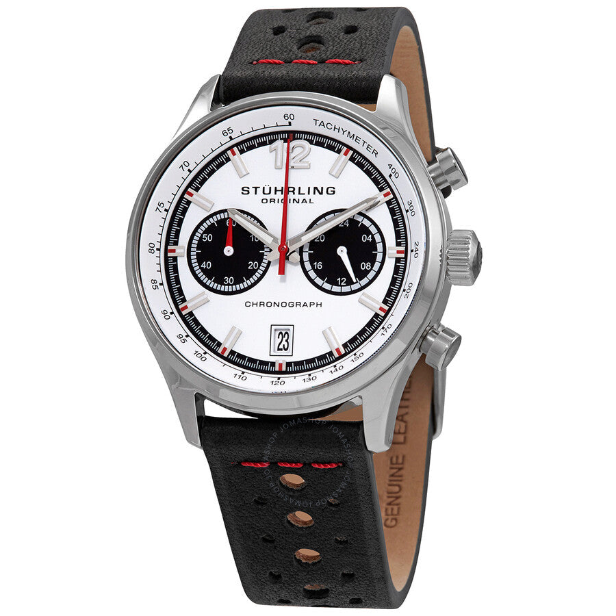 Stuhrling Original Monaco White Dial Men's Watch M15559 - Dawson Watches
