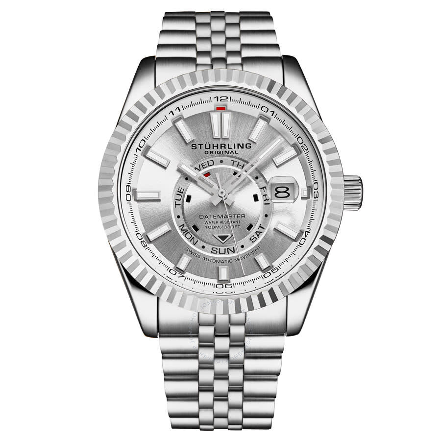 Stuhrling Original Symphony Automatic Silver Dial Men's Watch M18242 - The Watches Men & Co