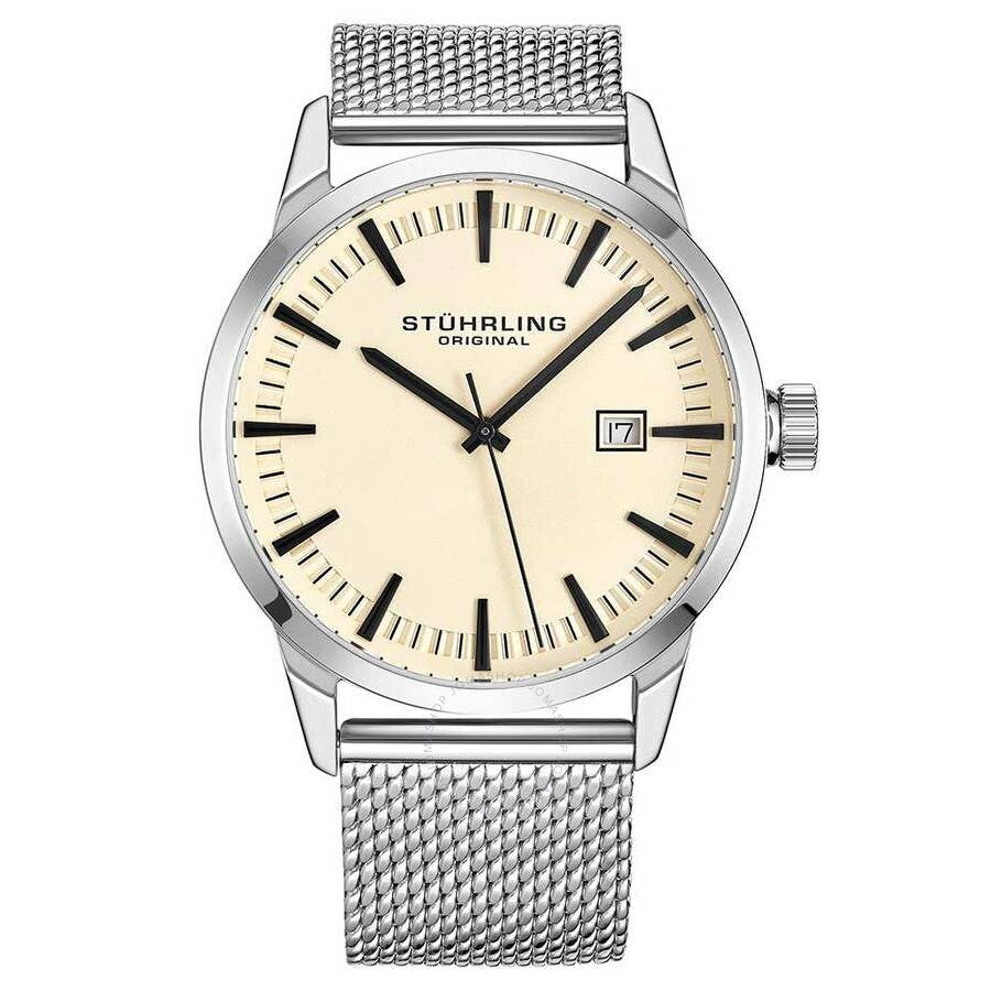 Stuhrling Original Symphony Beige Dial Men's Watch M15300 - Dawson Watches