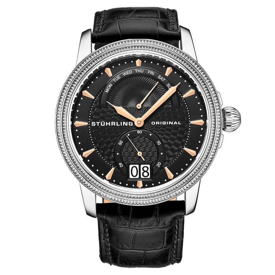 Stuhrling Original Symphony Black Dial Men's Watch M15455 - Dawson Watches