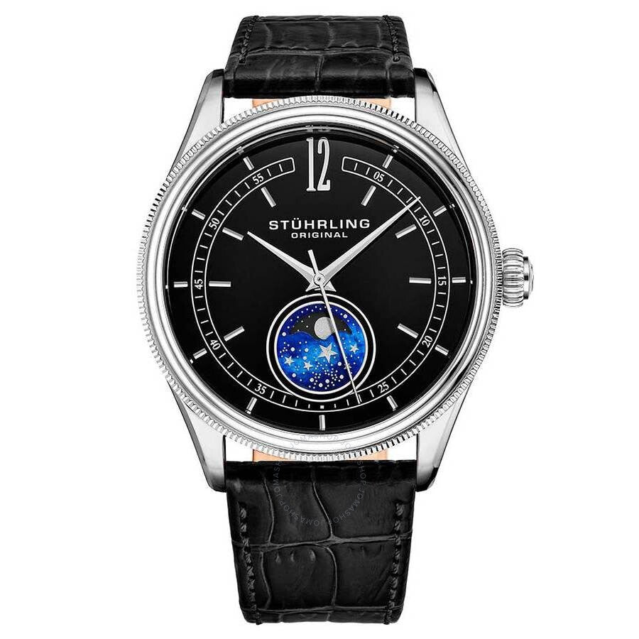 Stuhrling Original Symphony Black Dial Men's Watch M15522 - Dawson Watches