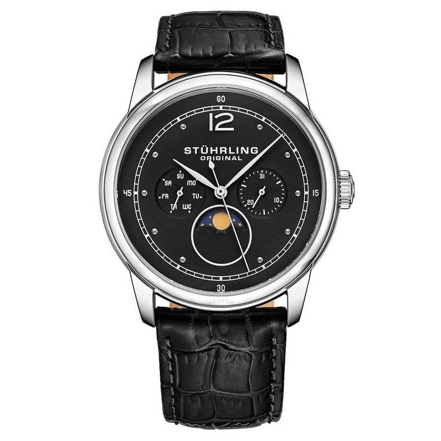 Stuhrling Original Symphony Black Dial Men's Watch M15527 - Dawson Watches