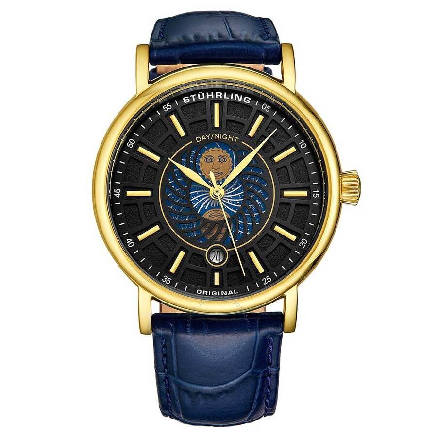 Stuhrling Original Symphony Black Dial Men's Watch M15533 - Dawson Watches
