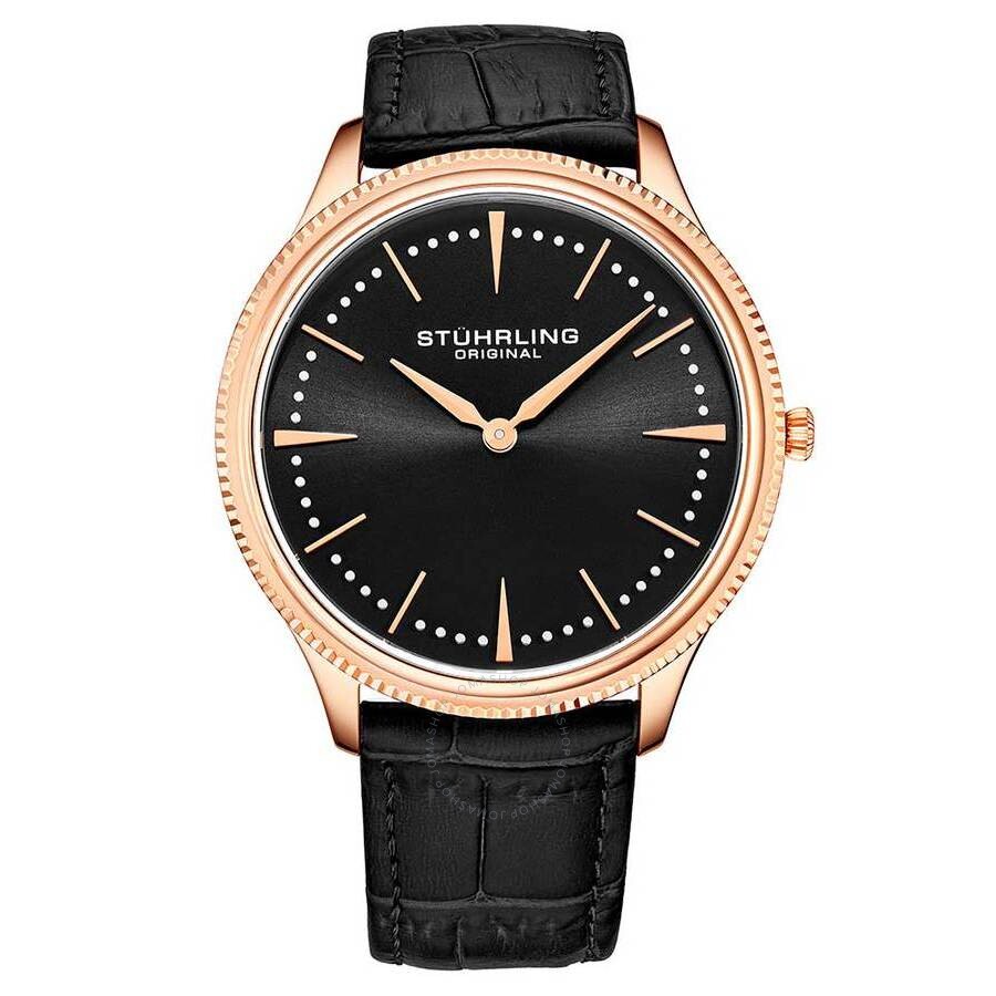 Stuhrling Original Symphony Black Dial Men's Watch M15880 - Dawson Watches