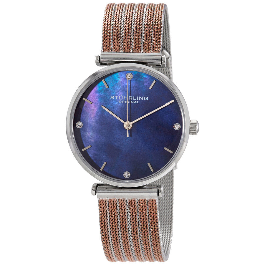 Stuhrling Original Symphony Blue Dial Ladies Watch M15667 - Dawson Watches