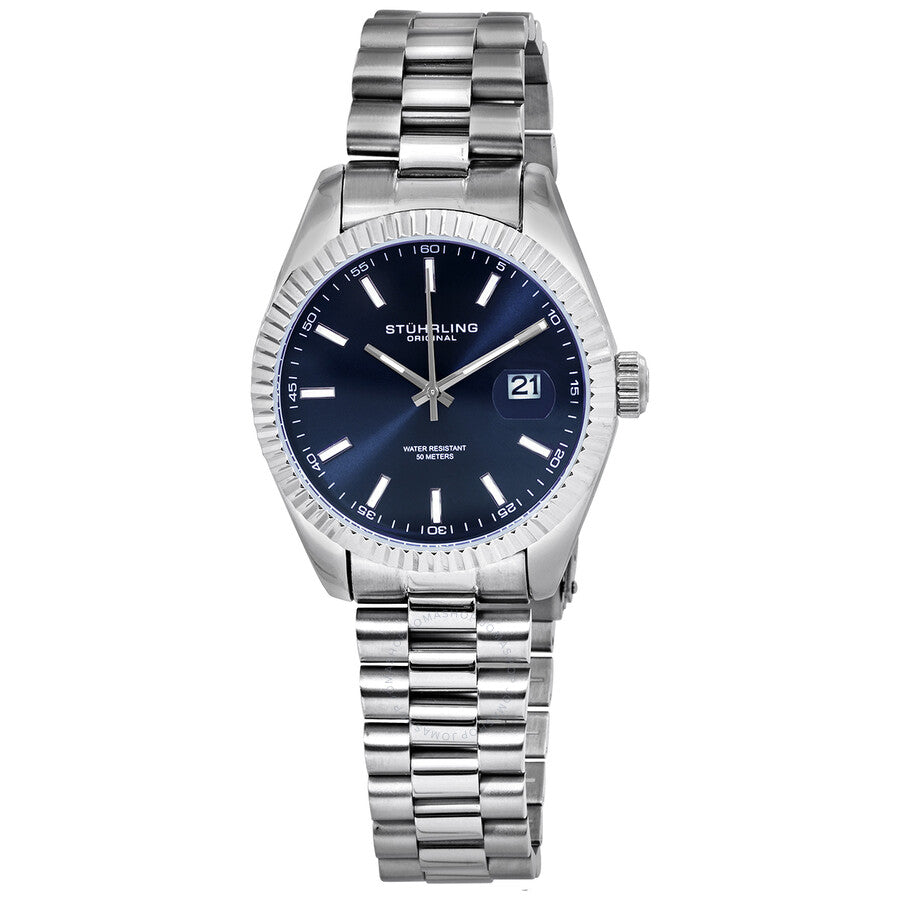 Stuhrling Original Symphony Blue Dial Men's Watch M15690 - Dawson Watches