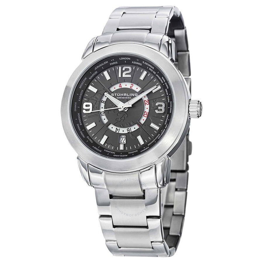 Stuhrling Original Symphony Grey Dial Men's Watch M15367 - Dawson Watches