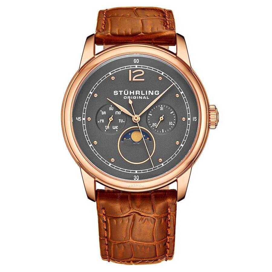 Stuhrling Original Symphony Gunmetal Dial Men's Watch M15529 - Dawson Watches