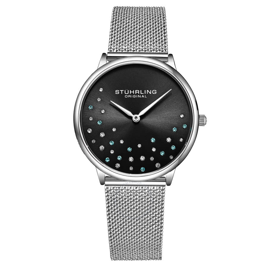 Stuhrling Original Symphony Quartz Black Dial Ladies Watch M16811 - Dawson Watches