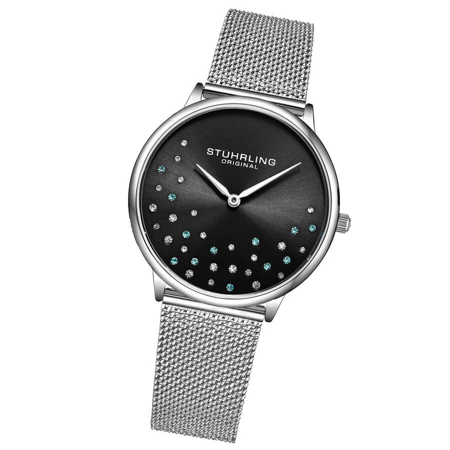 Stuhrling Original Symphony Quartz Black Dial Ladies Watch M16811 - Dawson Watches #2