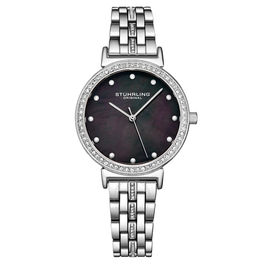 Stuhrling Original Symphony Quartz Black Dial Ladies Watch M16876 - Dawson Watches