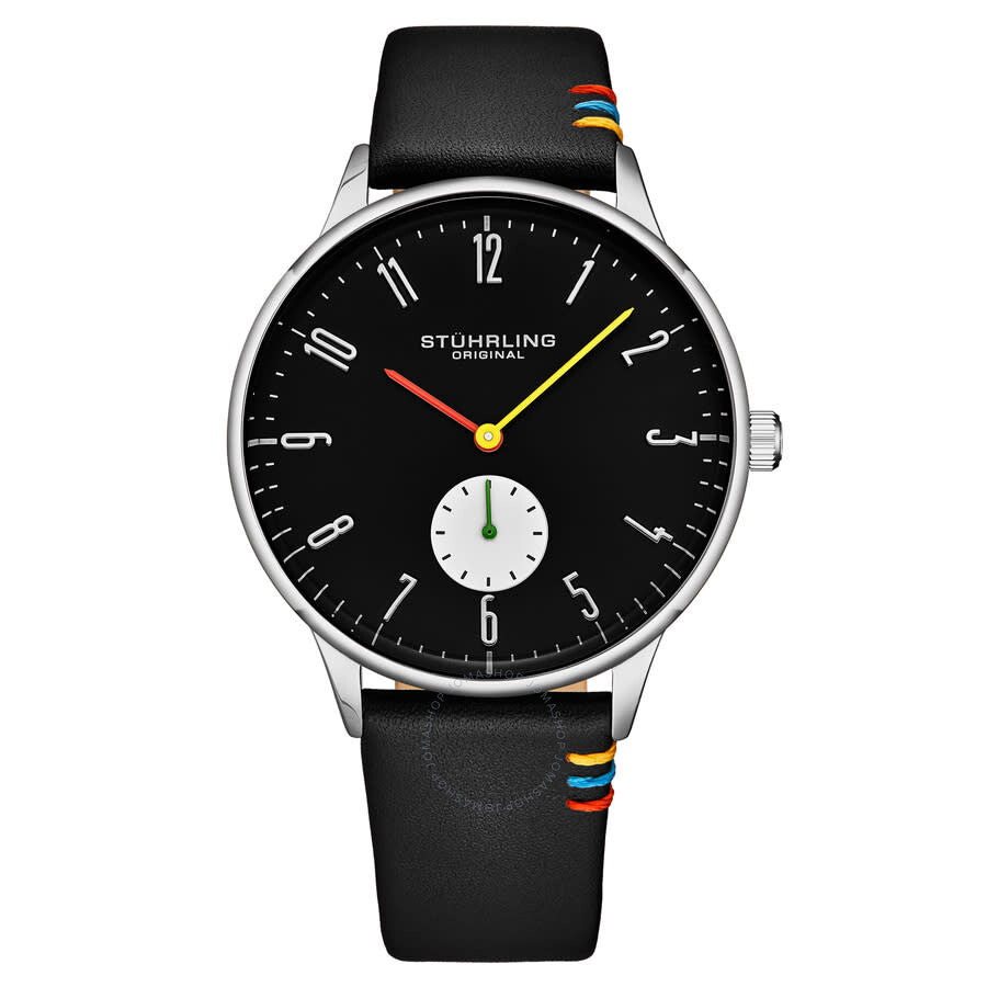 Stuhrling Original Symphony Quartz Black Dial Men's Watch M17207 - Dawson Watches