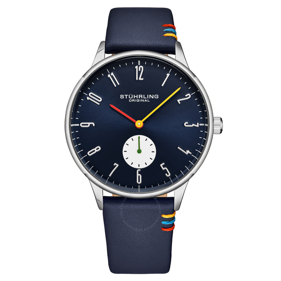 Stuhrling Original Symphony Quartz Blue Dial Men's Watch M17206 - Dawson Watches