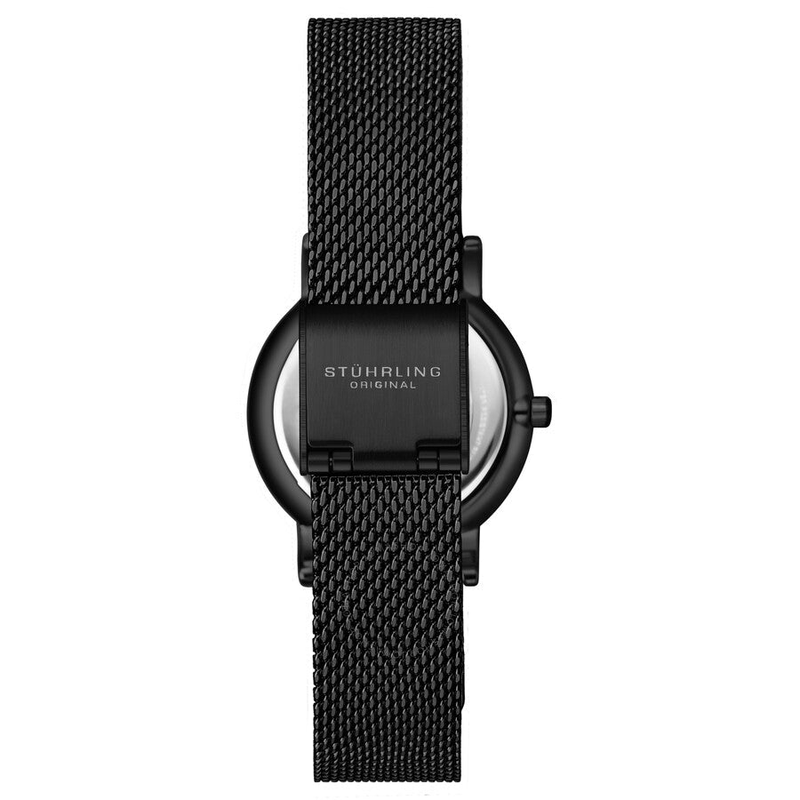 Stuhrling Original Symphony Quartz Diamond Black Dial Ladies Watch M16767 - Dawson Watches #2