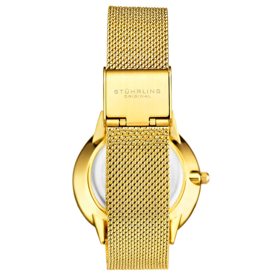 Stuhrling Original Symphony Quartz Gold Dial Ladies Watch M16837 - Dawson Watches #2